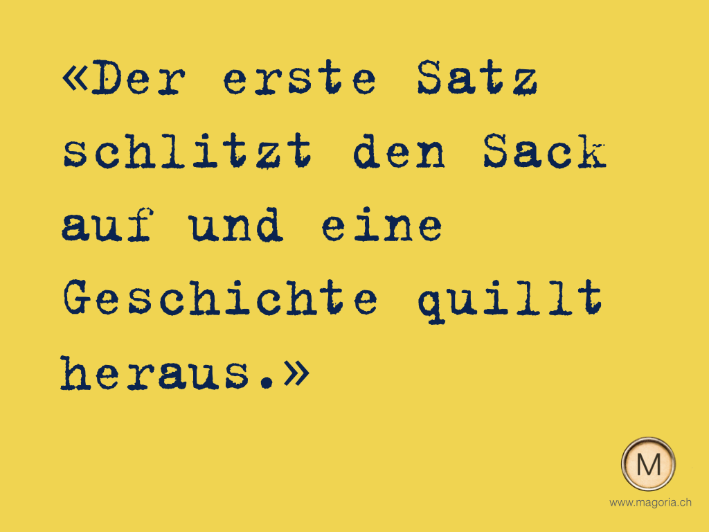 Der Erste Satz Magors Blog