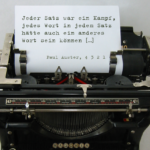 Schreibzitat #6: Paul Auster