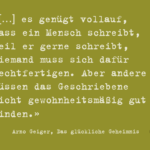Schreiben (Arno Geiger)